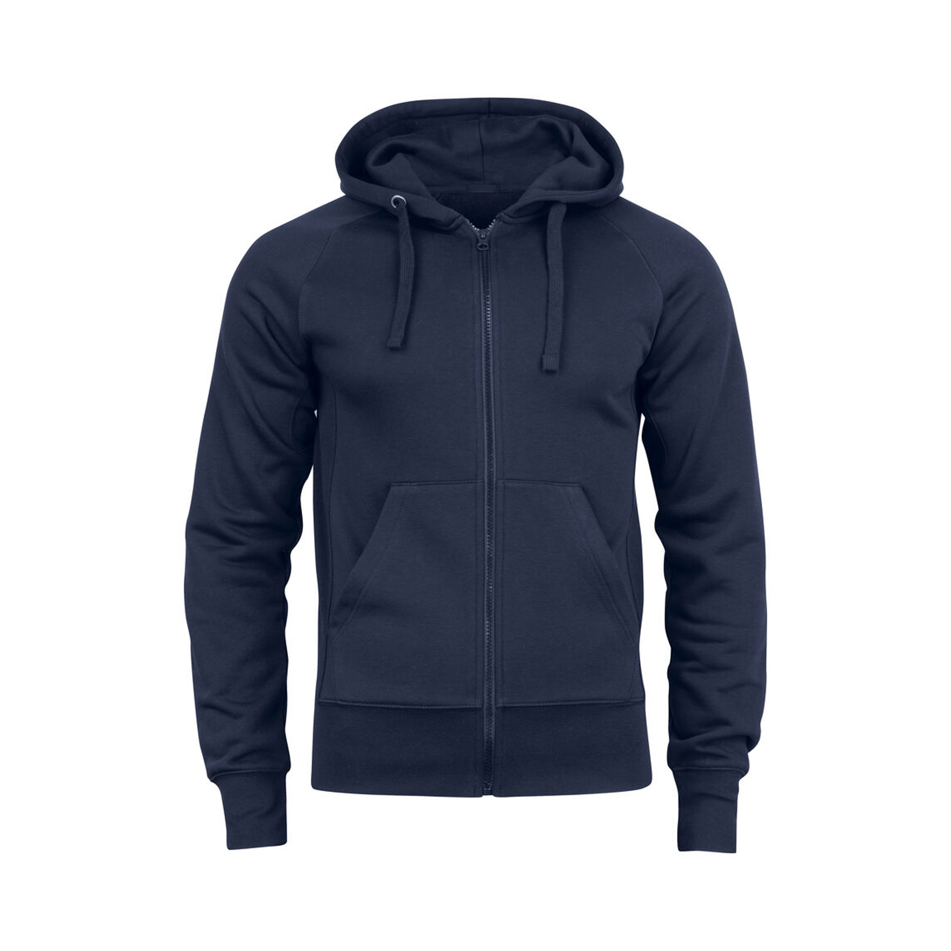 Herren-Hoodie Harper in Dunkelmarine mit Kapuze, Vorderansicht