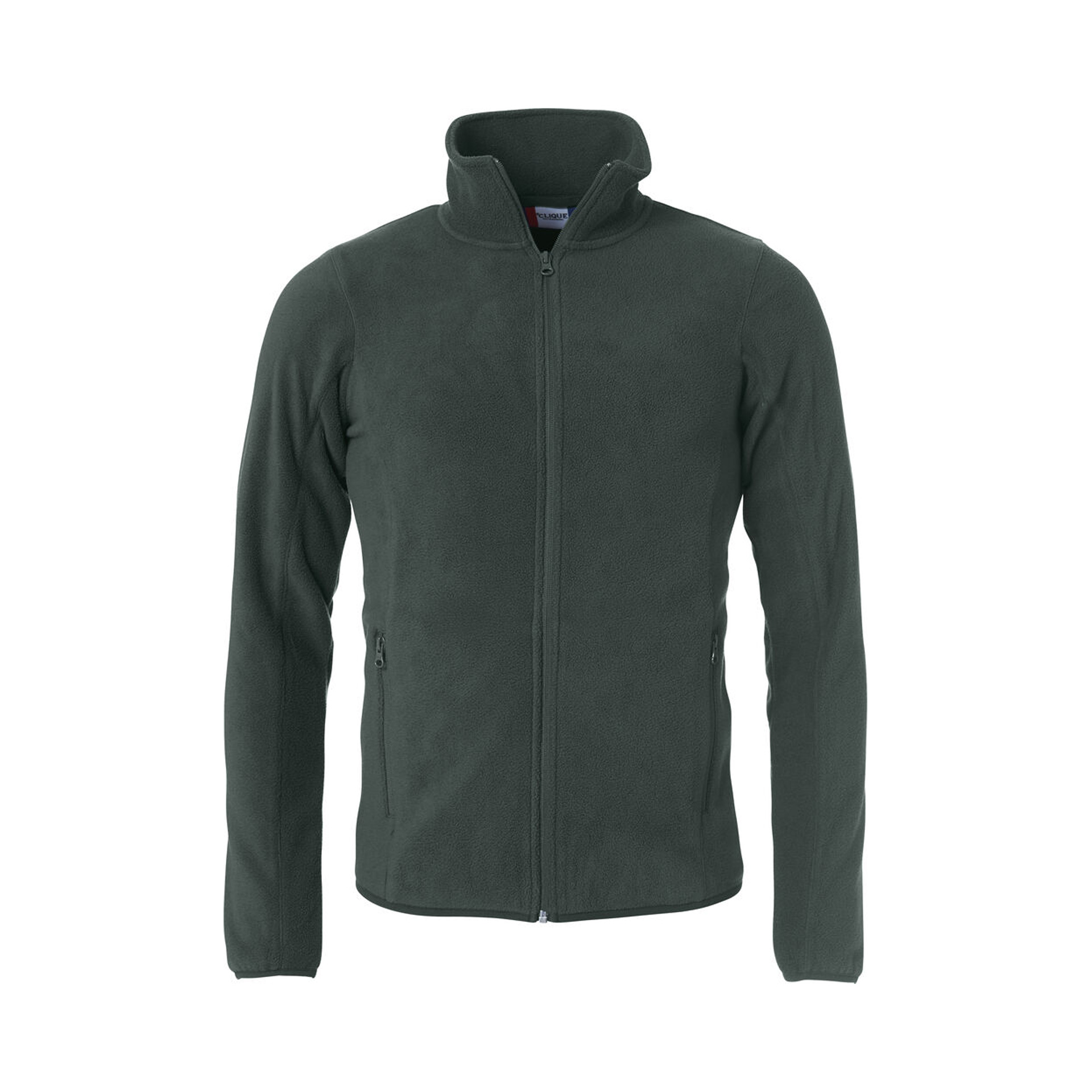 Jacke Herren Basic Polar Fleece in Pistole mit Stehkragen, Vorderansicht