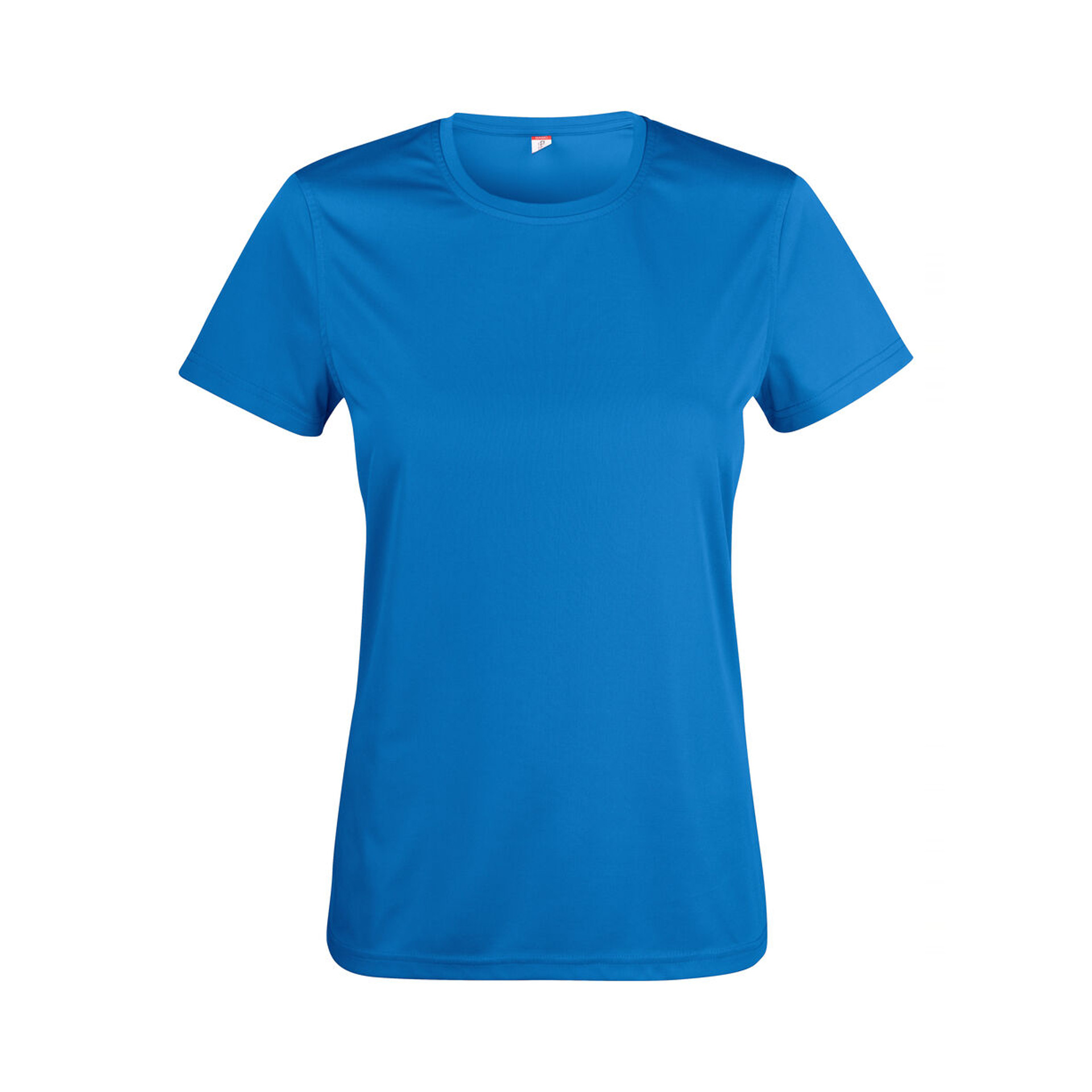 T-Shirt Damen Basic Active-T in Royal Blau mit UV-Schutz 50, Vorderansicht