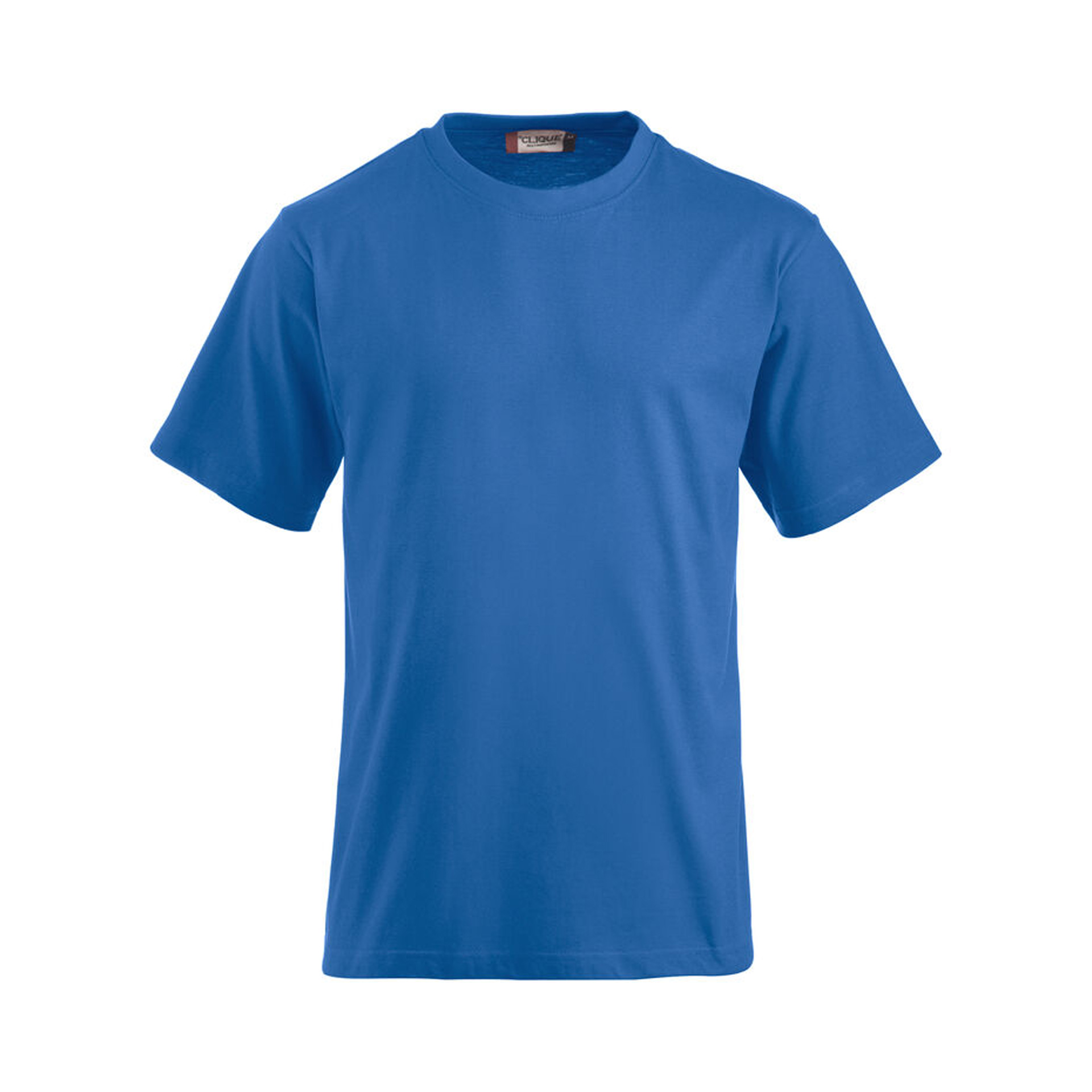 Unisex T-Shirt Classic-T in Royal Blau aus Baumwolle, Vorderansicht