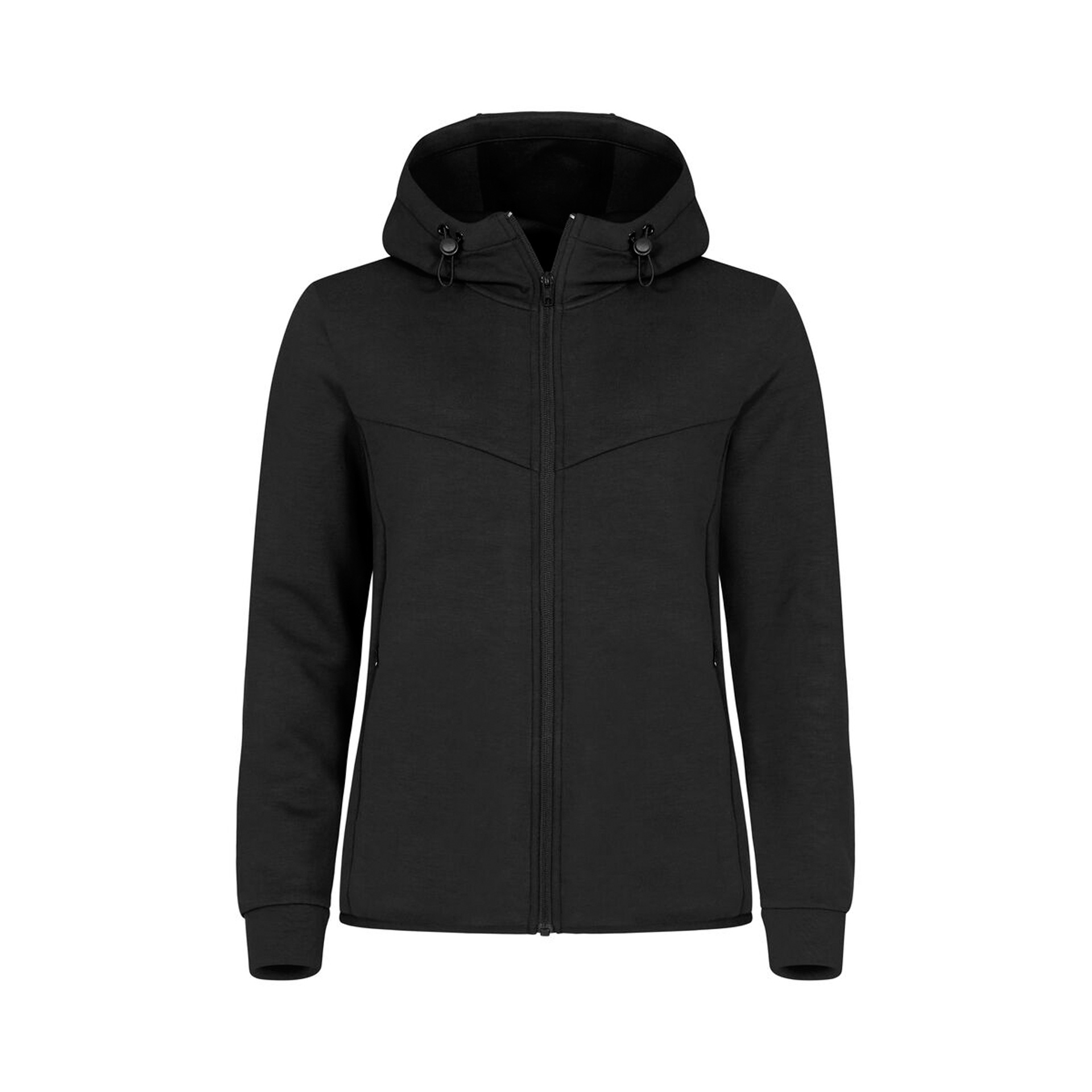 Übergangsjacke Damen Hayden Women in Schwarz mit Kapuze, Vorderansicht