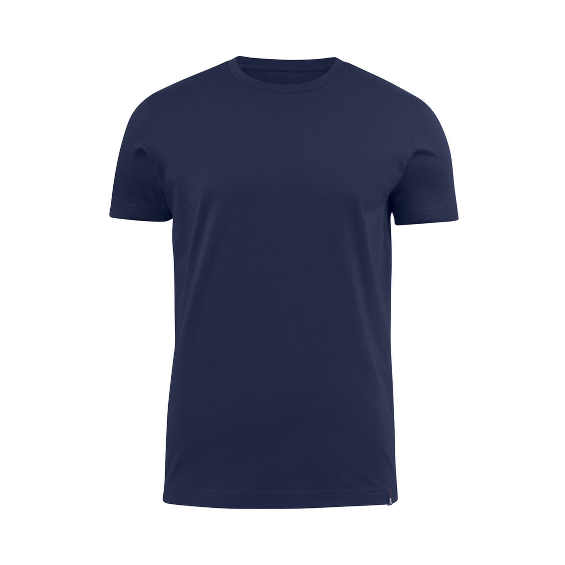 T-Shirt Unisex American U in Marine mit Rundhals, Vorderansicht