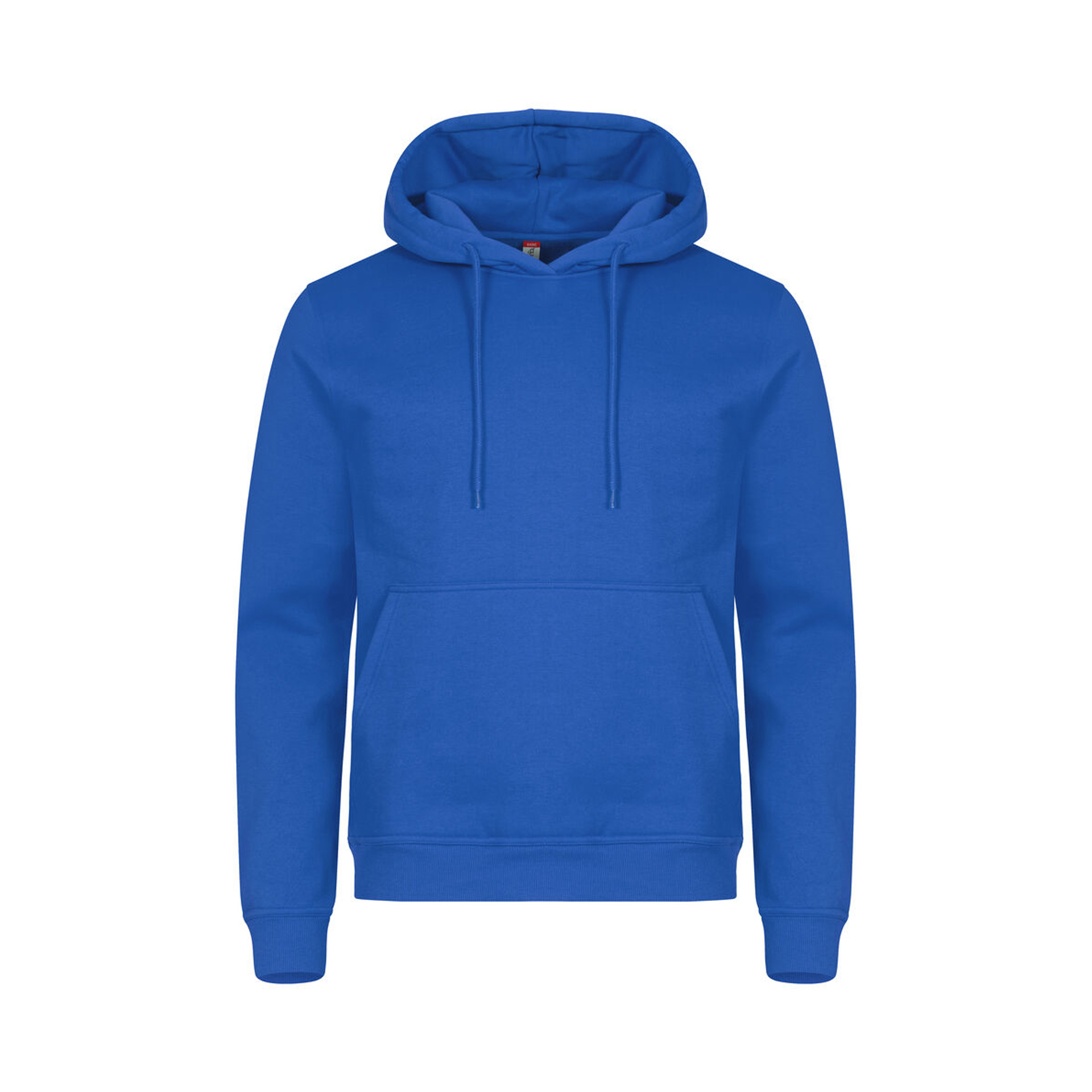 Unisex Hoodie Miami Hoody in Royal Blau mit Kängurutasche, Vorderansicht